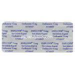 エンフルビル タミフルジェネリック オセルタミビル75mg カプセル シート裏面